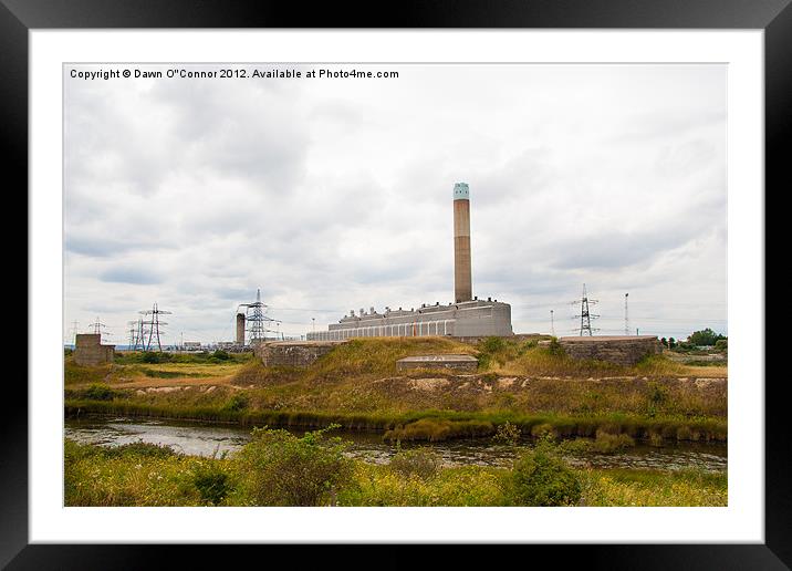 Grain Power Station Framed Mounted Print by Dawn O'Connor