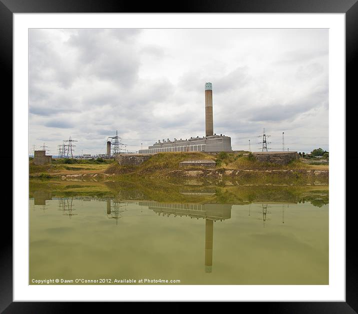 Grain Power Station Framed Mounted Print by Dawn O'Connor