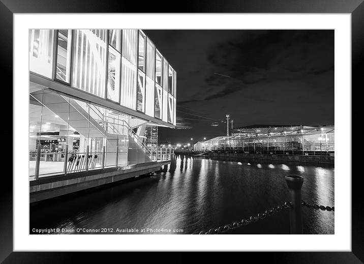 Thames Cable Car Terminal Framed Mounted Print by Dawn O'Connor