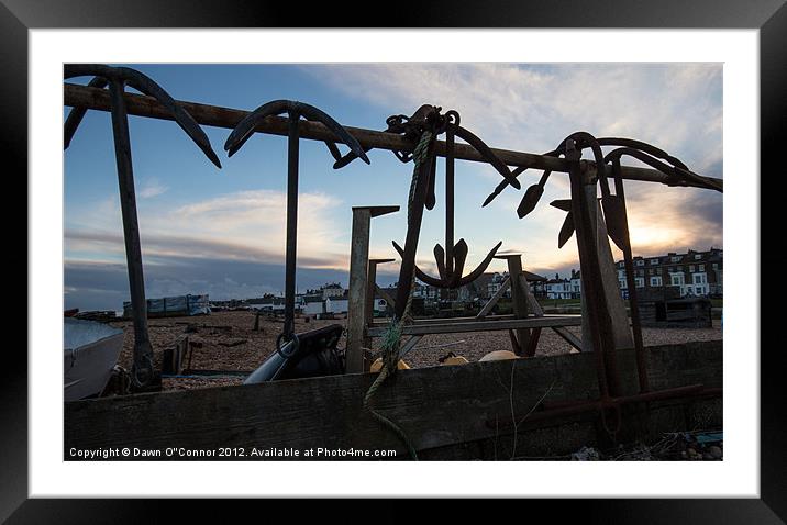Anchors Away Framed Mounted Print by Dawn O'Connor