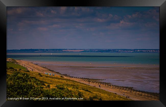 Minster, Isle of Sheppey Framed Print by Dawn O'Connor