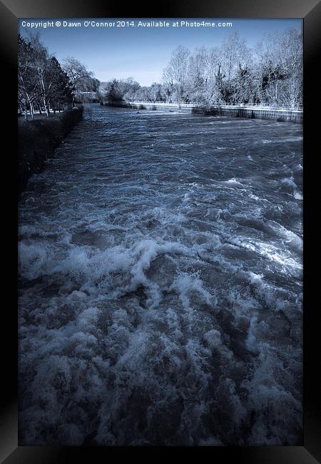 River Medway Framed Print by Dawn O'Connor