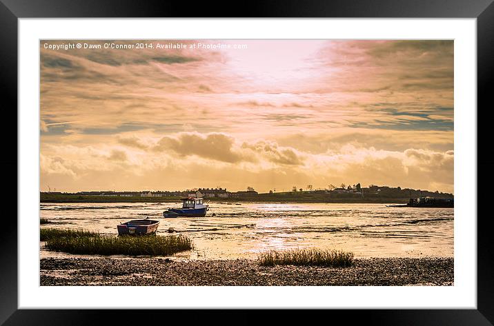Isle of Sheppey Seascape Framed Mounted Print by Dawn O'Connor