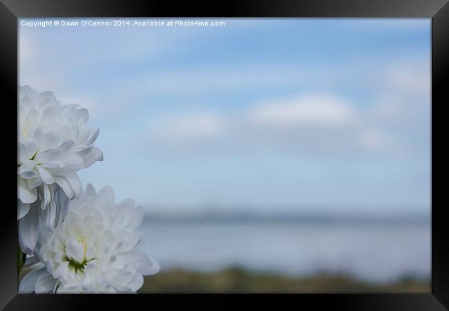 River Medway Framed Print by Dawn O'Connor