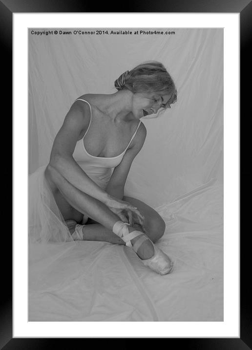  Ballet Dancer Framed Mounted Print by Dawn O'Connor