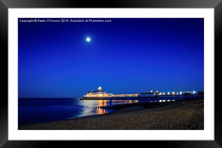 Eastbourne Pier Framed Mounted Print by Dawn O'Connor