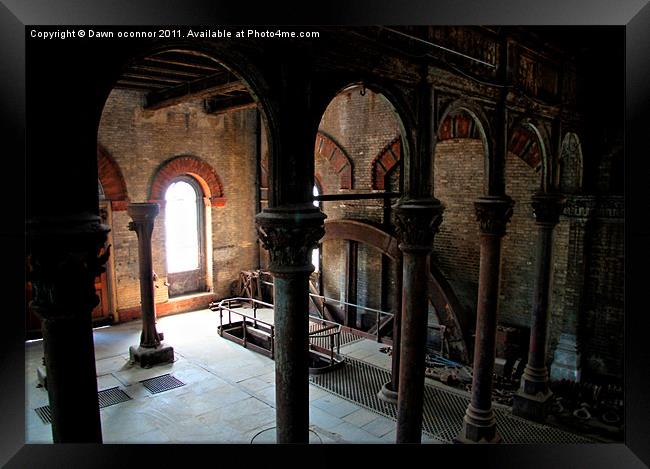 Crossness Pumping Station 5 Framed Print by Dawn O'Connor