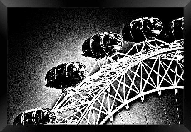 London Eye Framed Print by Dawn O'Connor