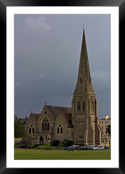 All Saints Church  Blackheath Framed Mounted Print by Dawn O'Connor