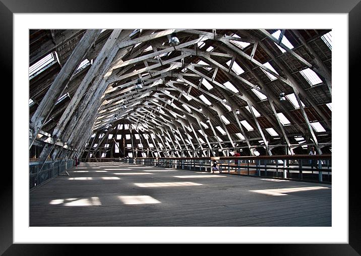 Chatham Dockyard Covered Slip No3 Framed Mounted Print by Dawn O'Connor