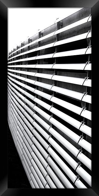 blinds Framed Print by alex williams