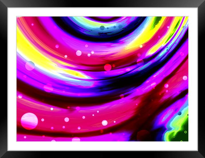 Cosmos-Planetary Rings Framed Mounted Print by alex porter