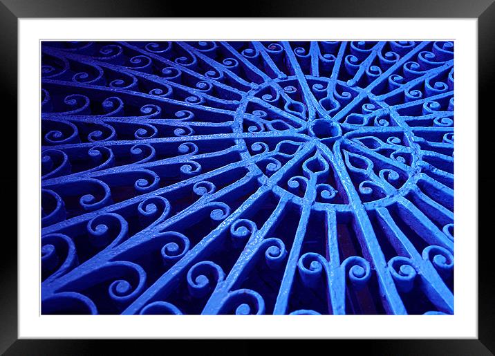 Scrollwork Framed Mounted Print by Graham Piper