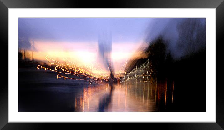 Henley abstract Framed Mounted Print by Graham Piper
