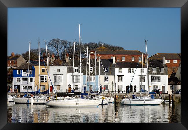 Weymouth harbour Framed Print by Graham Piper