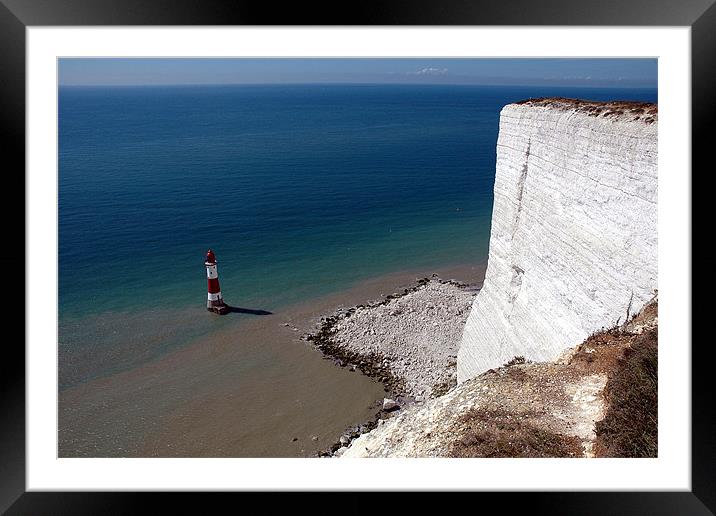 Beachy head view Framed Mounted Print by Graham Piper