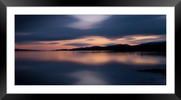 Kenmare Bay Sunset #1 Framed Mounted Print by Declan Howard