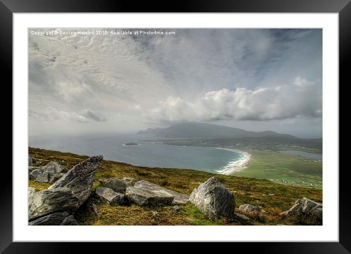  On top of Achill Island Framed Mounted Print by Declan Howard