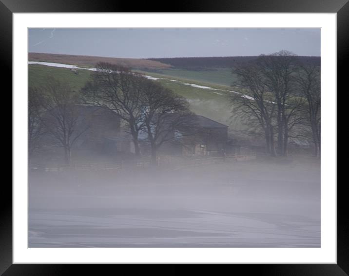 Mist Framed Mounted Print by Nigel G Owen