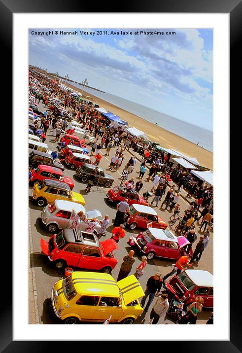 London-Brighton Mini Run 2011 Framed Mounted Print by Hannah Morley