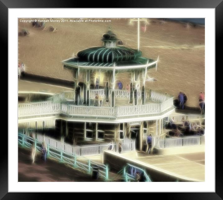 Brighton Bandstand Framed Mounted Print by Hannah Morley