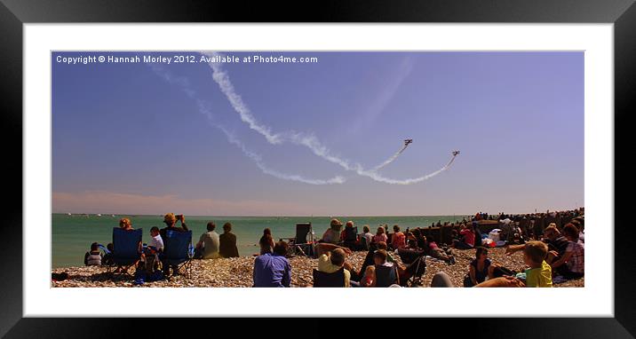 Airbourne, Eastbourne Framed Mounted Print by Hannah Morley