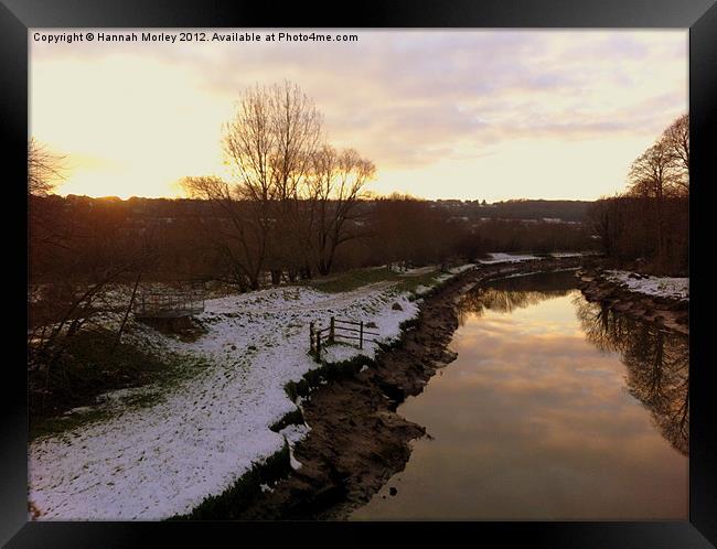 River Ouse, Lewes Framed Print by Hannah Morley