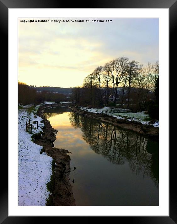 River Ouse, Lewes Framed Mounted Print by Hannah Morley