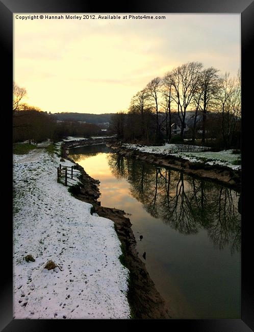 River Ouse, Lewes Framed Print by Hannah Morley