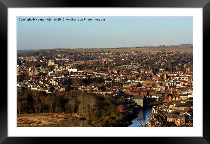 Lewes, East Sussex Framed Mounted Print by Hannah Morley