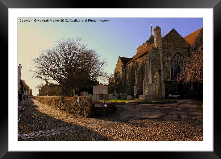 St Mary's Church, Rye Framed Mounted Print by Hannah Morley