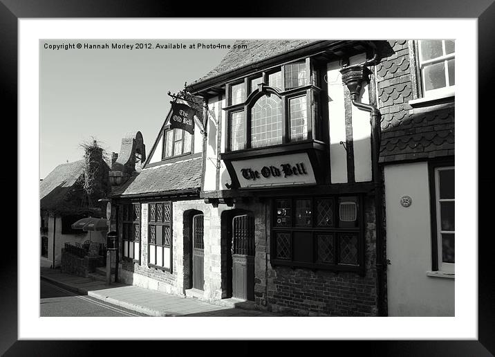 The Old Bell, Rye Framed Mounted Print by Hannah Morley