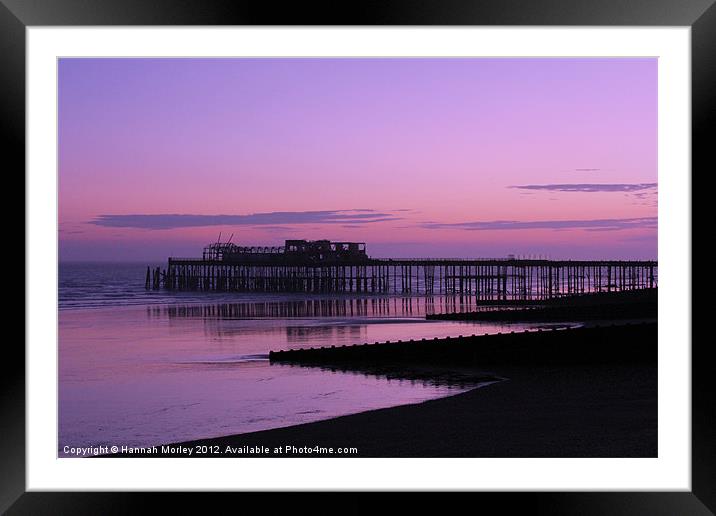 Hastings Pier Framed Mounted Print by Hannah Morley