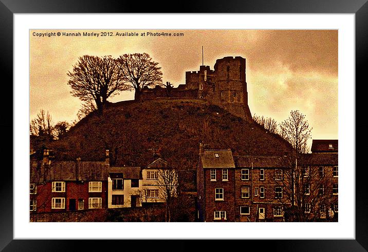 Lewes Castle Framed Mounted Print by Hannah Morley