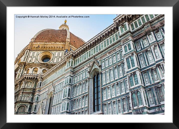  Florence Cathedral Framed Mounted Print by Hannah Morley