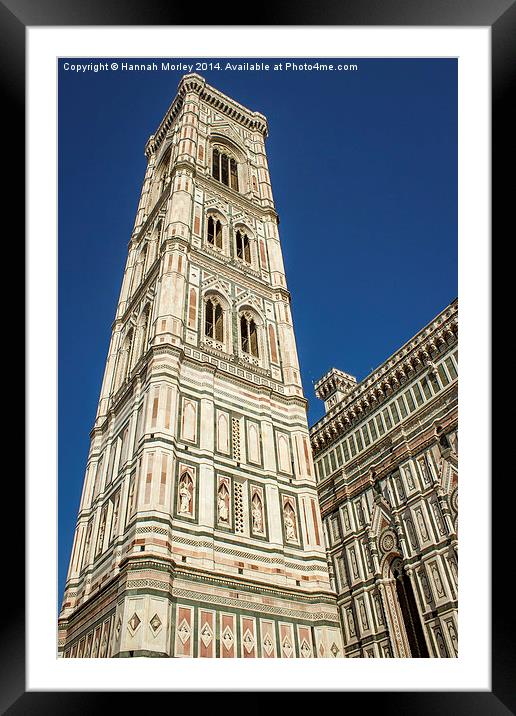  Florence Cathedral Framed Mounted Print by Hannah Morley