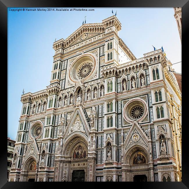  Florence Cathedral Framed Print by Hannah Morley