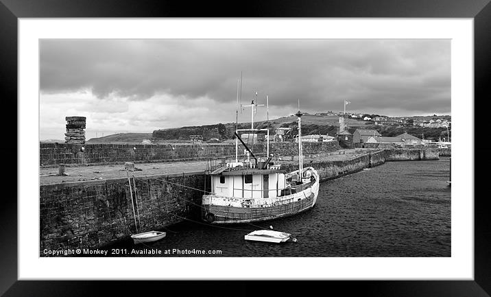 Whitehaven Harbour Framed Mounted Print by Anthony Michael 