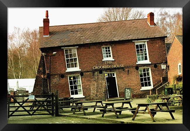 The Crooked House Pub Framed Print by Anthony Michael 