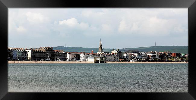  Weymouth Seafront Framed Print by Anthony Michael 
