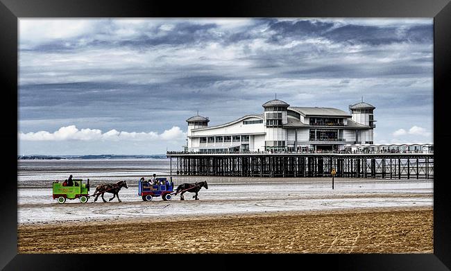  Weston Super Mare Framed Print by Anthony Michael 