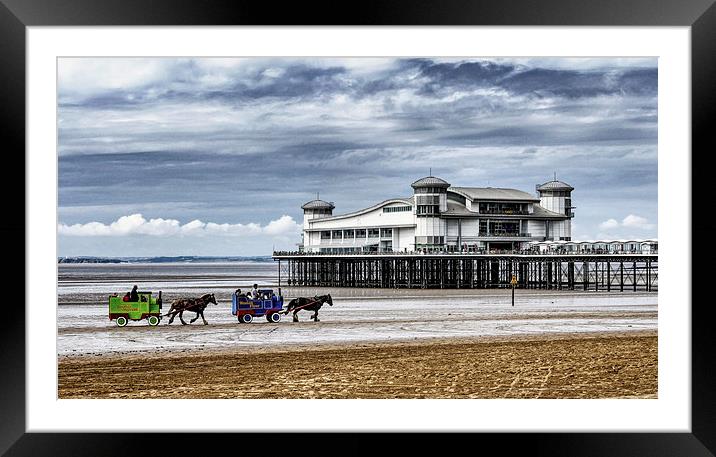  Weston Super Mare Framed Mounted Print by Anthony Michael 