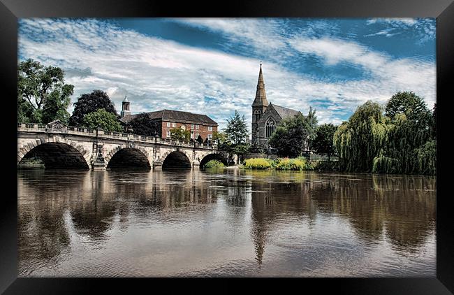 The English Bridge Framed Print by Anthony Michael 