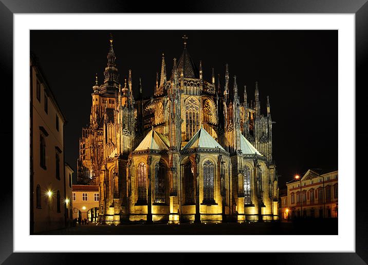 St. Vitus Cathedral Framed Mounted Print by Adam Lucas