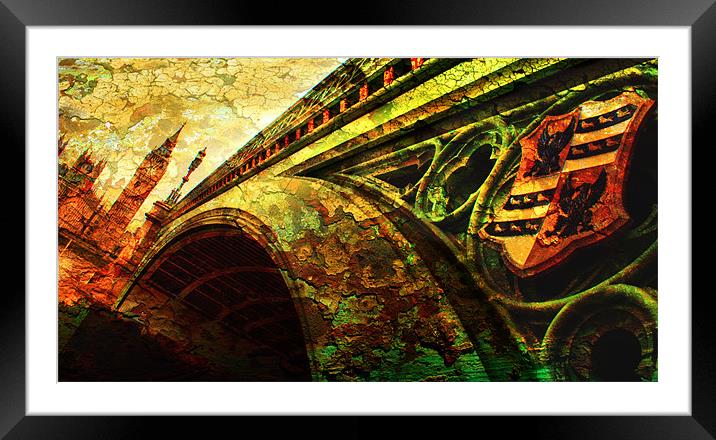 Westminster Bridge & Big Ben Framed Mounted Print by Chris Manfield
