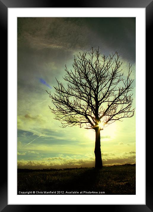By The Light Of Day Framed Mounted Print by Chris Manfield