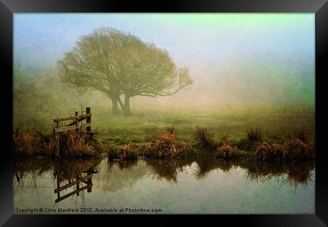 Misty Morning Glory Framed Print by Chris Manfield
