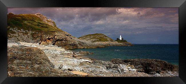 Bracelet Bay Framed Print by Chris Manfield