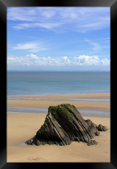 Rock Solid Framed Print by Chris Manfield