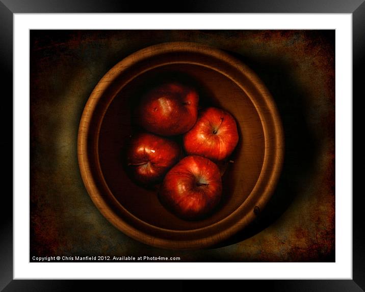 Fruitworks Framed Mounted Print by Chris Manfield